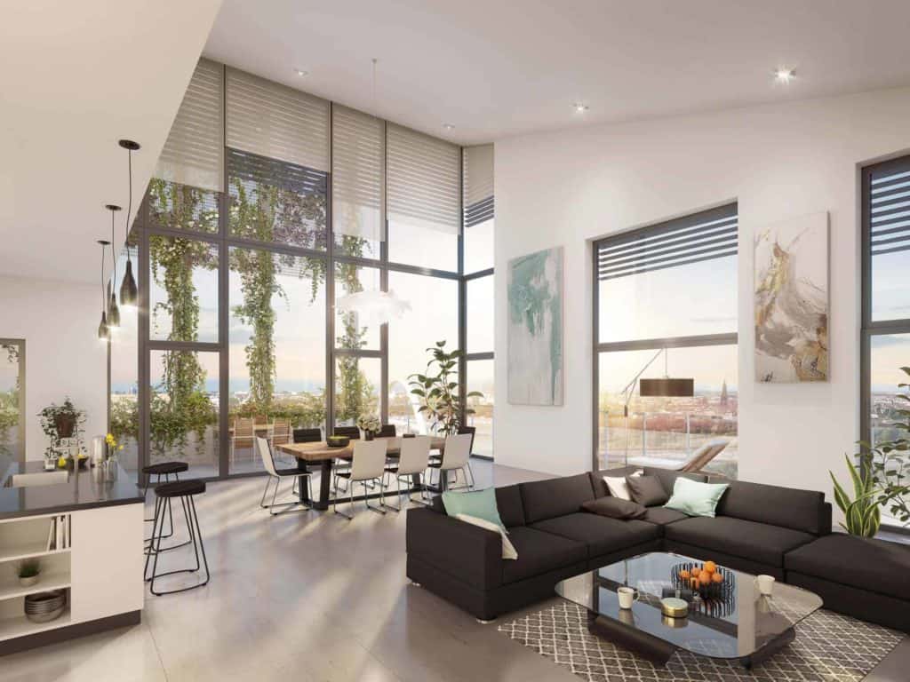 Déco et Vue Intérieure d'un Logement du Programme Entre2Rives