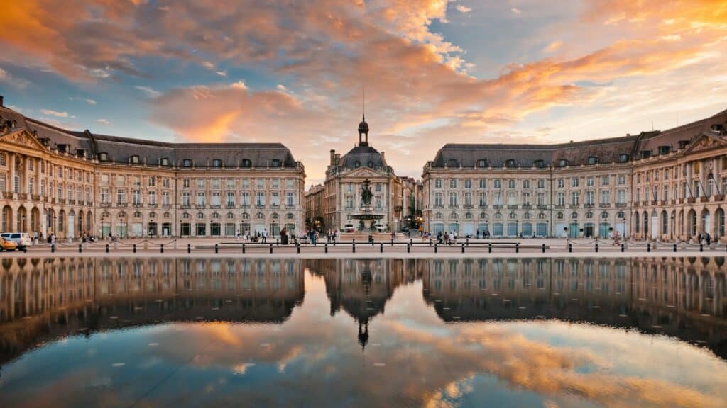 Photo de la Place de la Bourse à Bordeaux