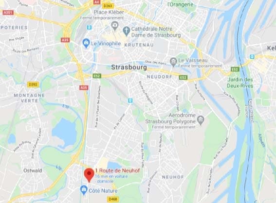 Trianon Résidences appartement neuf plan Illkirch-Graffenstaden