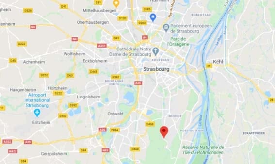 Trianon Résidences plan Strasbourg