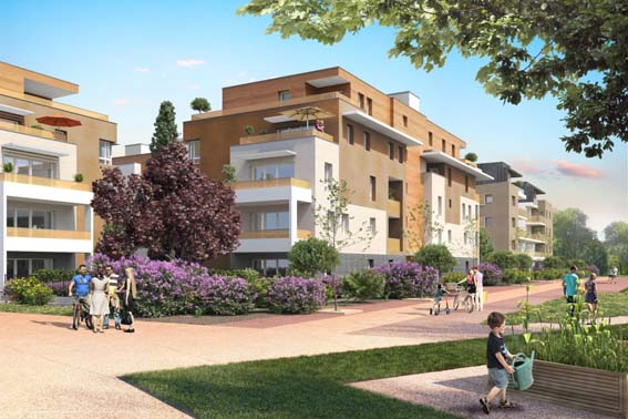 Edifim  Nouvelles Scène appartement neuf Saint-Alban-Leysse