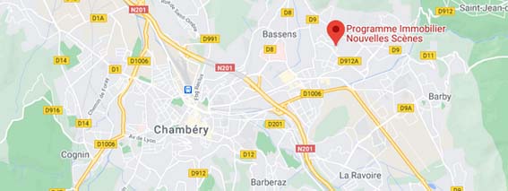 plan appartement neuf Chambéry proximité