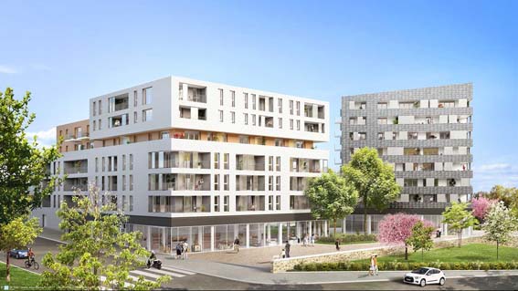 appartement neuf Brest ZAC des Capucins rive droite